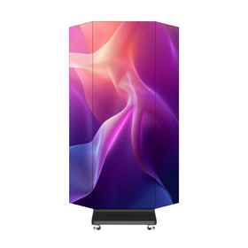 Indoor P3.076GOB Thirdly Fold LED poster display screen