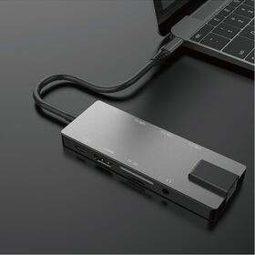 10-in-1 All-Metal Type-C Multi-Port Hub Adapter, Bulk Wholesale, ODM OEM Supported, Competitive Factory Price