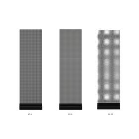 Ultra Transparent Lightweight P3.91 Holographic LED Display 1000*125mm Module Glass Window Building Facade Advertising Screen