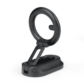 Support de Téléphone Double Aimant Métallique pour Magasin de Sport Compatible MagSafe Android, Réglable 3 Axes à 360 Degrés, Accessoire Voiture Haute Résistance