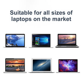 Best Goods 9+7 Gears Dual Adjustable Aluminum Laptop Stand, Portable Foldable Notebook Riser with Double-Layer Structure & Heat...
