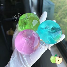 Apple Squishy Green Squishy Apple Giant Fruit Squishies Realistic Squishies Toys Slow Rising Decompression Squeeze Fidget