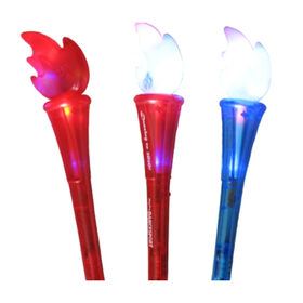 Custom shaped portable kids glowing plastic toy flashlight