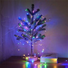 Battery operated copper wire mini LED decorative lantern string