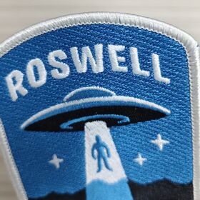 Manufacturer, Premium Quality No Fade, Custom Patches, Embroidery Patches, Unique Perfect Badge Souvenir Roswell UFO New Mexico 2