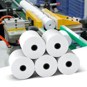 Premium Quality Wholesale Price 80*80 mm Thermal Label Factory Supplier Printing Bill Ticket Receipt for ATM/POS