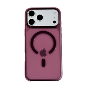 Funda Magnética de Lujo para iPhone 18 Pro Max, PC de 3 Lados, Delgada y Antigolpes, Soporta Animación IC