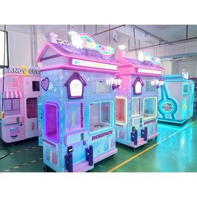 Commercial Small Cotton Candy Vending Machine Fully Automatic Features ADA Compliant Coin Operated Touchscreen High-Speed