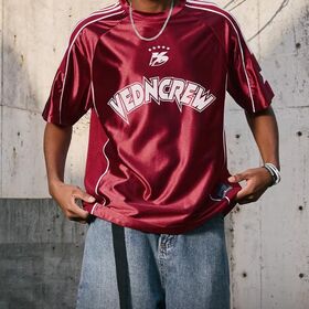 Custom Name& Team Number Letter Printed Satin Sports Basketball Vintage Hockey Football Jersey Tshirt Soccer Wear