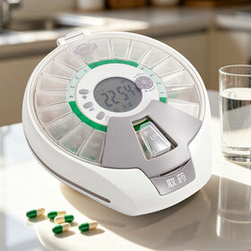 MD20 Automatic WiFi Smart Pill Dispenser with Individual Pill Cup, Timing Dosing, Secure Lock for Elder Medicine Management