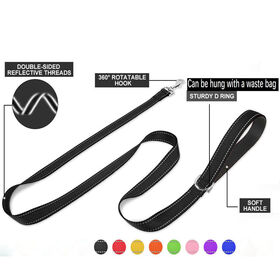 OEM+ODM Dog Leash, Double-Sided Reflective, Padded Handle Nylon Heavy Duty Leashes for Medium & Large Dogs Walking