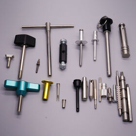 OEM CNC Turning Stainless Steel Dowel Pins and Quick Release T Handle Bolts Hardware Set for Machine Fastening