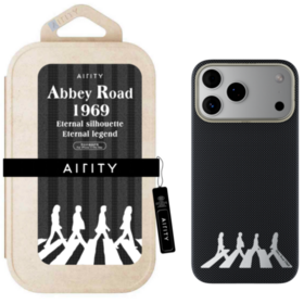 Top-selling NEW Abbey Road 1969 Silver Kevlar shockproof with Magsafe ultar thin phone case for iPhone 17 Pro