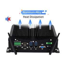 Eglobal Neuer Core i7 Mini PC, Industrie-PC, geringer Stromverbrauch, 6 USB-Ports, HDD+SSD, HD+VGA, Win11/Linux