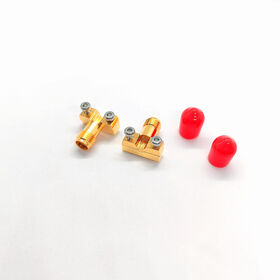 DC-40GHz 2.92-K Female Solderless Jack RF Coaxial Connecto Edge Clamp