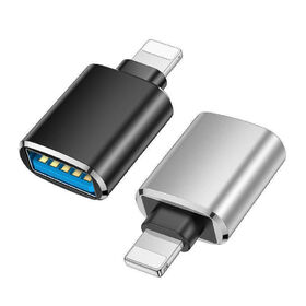 Apple Phone OTG Adapter Lightning Male to USB Female Dongle Converter for Apple 14 13 12 11 Pro Max Xr X Xs Se 7 8Plus iPad Air