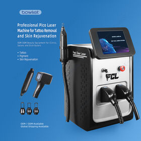 Bowket 2 in 1 Diode Laser Hair Removal 1320 1064 532 755 Carbon Peel Picosecond Laser Machine for Pore Shrinking and Skin Deep Cle