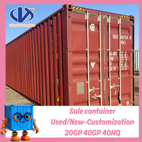 Quick Sale 20ft 40hq Container From China Main Ports to Canada Used Dry Container High Quality New Used Open Top Container