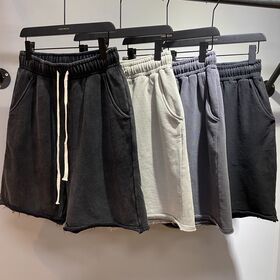 Shorts de Sport d'Été pour Hommes avec Logo Personnalisé, Shorts en Coton Respirant pour Hommes