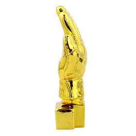Wholesale hand shape resin trophy