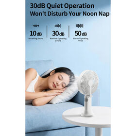 New Professional Fan Manufacturer 6 Inch Big Air Cannon Desktop Handheld Mini Fans 5000RPM Large Battery Life hot