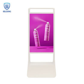 Factory Price White Color 55 Inch Floor Standing Touch Screen Kiosk