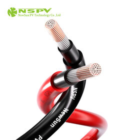 2.5mm Solar PV Cable 14AWG Tinned Copper XLPE Insulated UV Resistant Photovoltaic Wire