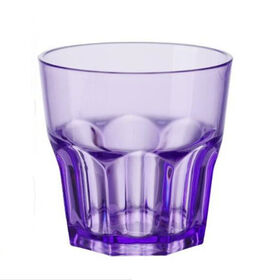 Acrylic Plastic beer cups transparent PC anti-fall thickened octagon cup