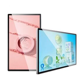 32-65 Inch 4K Wall Mounted Touch LCD Digital Signage Interactive Electronic Display for Retail Mall Hotel Commercial