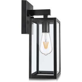 Factory Direct Outdoor Wall Lanterns Waterproof Exterior Black Wall Sconce Wholesale