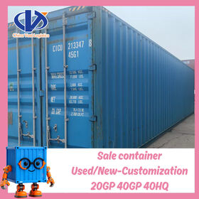 Quick Sale 20ft 40hq Container From China to Canada Used Dry Container High Quality New Used Open Top Container