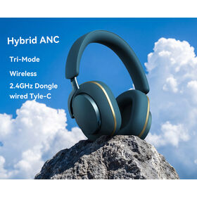 New Arrival private mold deep Hybrid ANC headsets with 2.4G ultral-low latency and Long playing gaming headphones supply ODM/OEM