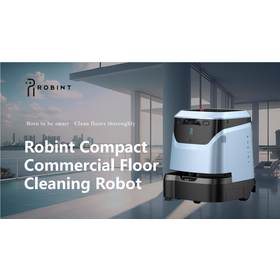 App-Controlled Intelligent Fully Automatic Commercial Cleaning Robot IP6X 5000 Sq ft Coverage 15000Pa Suction Scrubbing Cleaning