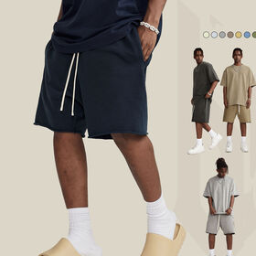 Shorts Cargo Décontractés pour Hommes, Shorts en Coton d'Été, Shorts Amples pour Hommes à Multiples Poches, Shorts Bermuda Camouflage