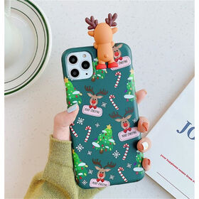 Custom Print Cartoon Shockproof Christmas Phone Case