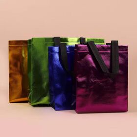Reusable Waterproof Laminated Shopping Bag Eco Friendly Non-Woven Grocery Tote