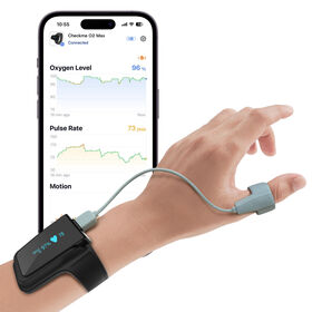 Finger Overnight Pulse Oximeter Sleep Apnea Alarm Pediatric Foot Sensor