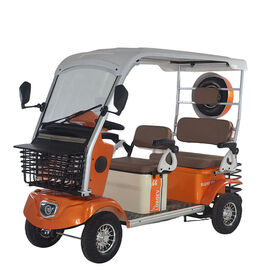 Adult Electric 4 Wheel Scooter Mini Golf Cart With Roof