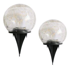 Solar LED Crack Ball Light Waterproof Outdoor Garden Landscape Decoration