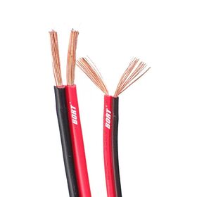 UL2468 2 Core Red Black Parallel Wire Flat Ribbon Electric Wire Speaker Cable