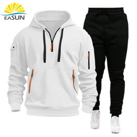 Clothing Manufacturer Wholesale Custom 350 Gsm Cotton Blends Crewneck Sweatshirts Men Sweatshirts tracksuits