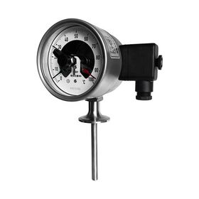 Industrial Stainless Steel Electric Contact Bimetal Thermometer Temperature Switch