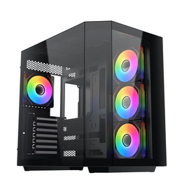 Portable Tempered Glass Gaming PC Case