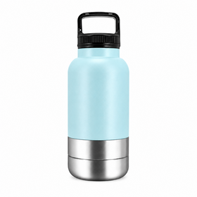 Large Capacity 1000ml Double Wall Stainless Steel Pet Water Bottle BPA Free Leak Proof for Hiking Climbing and Sports