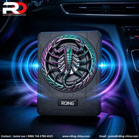 OEM 10" Car Audio Subwoofer with Optimized Bass Response, Underseat Installation, and Durable Black Finish