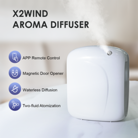 CNUS X2Wind Waterless Diffusion APP Remote Control Commercial Smart Aroma Essential Oils Scent Diffuser