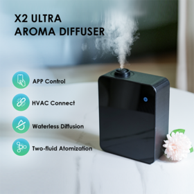 CNUS X2 ULTRA Custom Hotel Fragrance Essential Oil Perfume Portable Scent Aroma Diffuser Machine HVAC