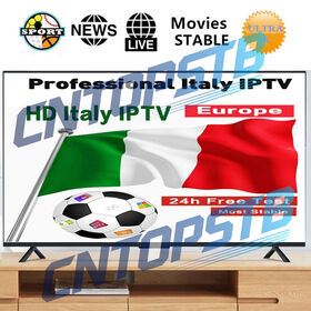 Professional Italian IPTV Subscription Scandinavia Spanish Italy Portugal USA Exyu UK 24/7 Android Box Smart TV Support Reseller