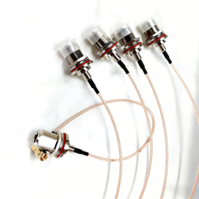 N-C-KY/SMA-C-JW coaxial cable N Female to SMA Male Right Angle 50ohm for RG316 RF Coaxial Cable 25cm