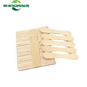 Smooth Finish With No Splinters Food-Grade Wood 75mm Wooden Spoon for Ice Cream